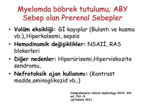 Nefroloji - Lenfoma Myeloma Derneği