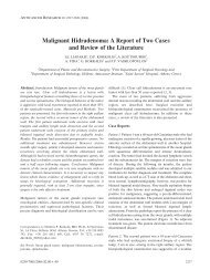 Malignant Hidradenoma - Anticancer Research