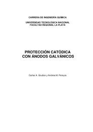 protección catódica con ánodos galvánicos - Facultad Regional La ...