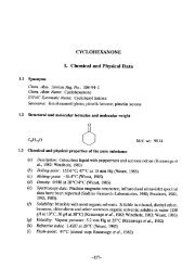 Cyclohexanone - IARC Monographs on the Evaluation of ...