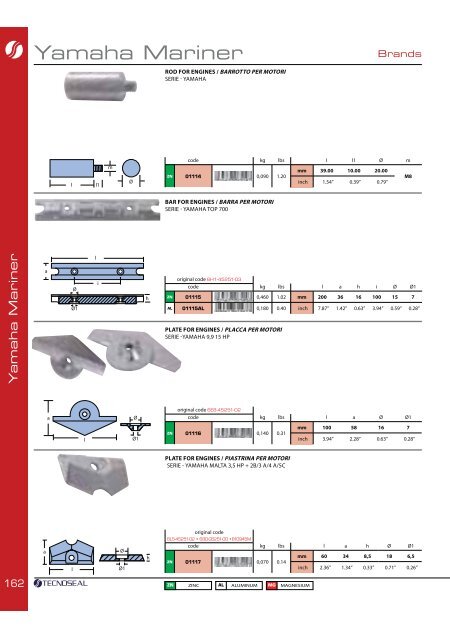 ANODI ANODES - Intro: Tecnoseal srl