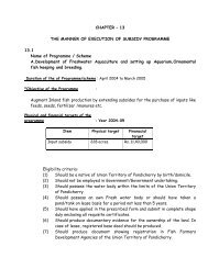 The Manner of Execution Subsidy Programme