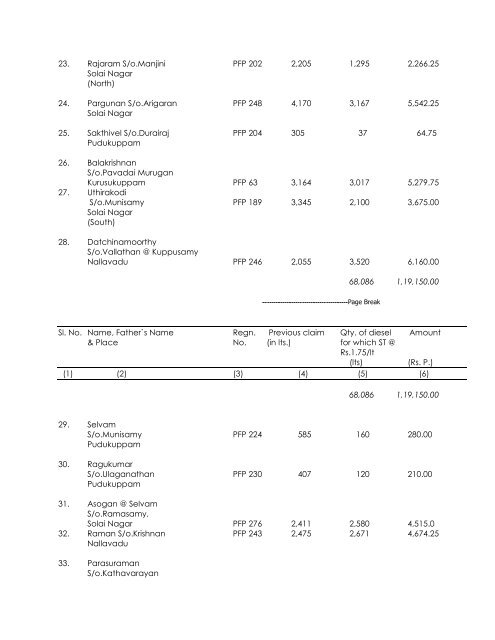 The Manner of Execution Subsidy Programme