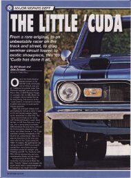 The Little 'Cuda That Could - Arruzza High Performance