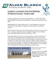 Queen's awards for enterprise - Alvan Blanch