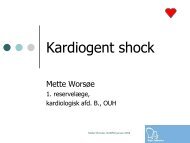 Kardiogent shock ved Mette Worsøe