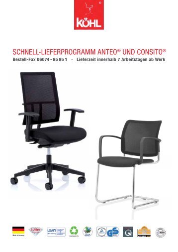 Schnell Liefer Programme schnell liefer programm koehl anteo ...