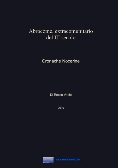 Abrocome, extracomunitario del III secolo - Vesuvioweb.com