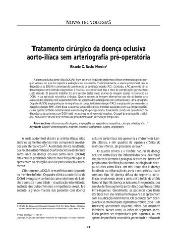 Tratamento cirúrgico da doença oclusiva aorto-ilíaca sem ...