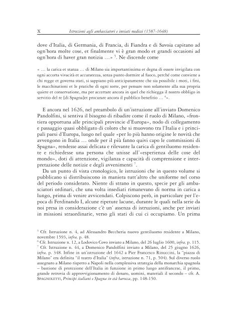 Istruzioni agli ambasciatori e inviati medicei in Spagna e nell'“Italia ...