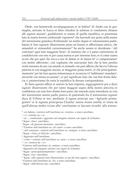 Istruzioni agli ambasciatori e inviati medicei in Spagna e nell'“Italia ...