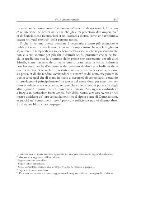 Istruzioni agli ambasciatori e inviati medicei in Spagna e nell'“Italia ...