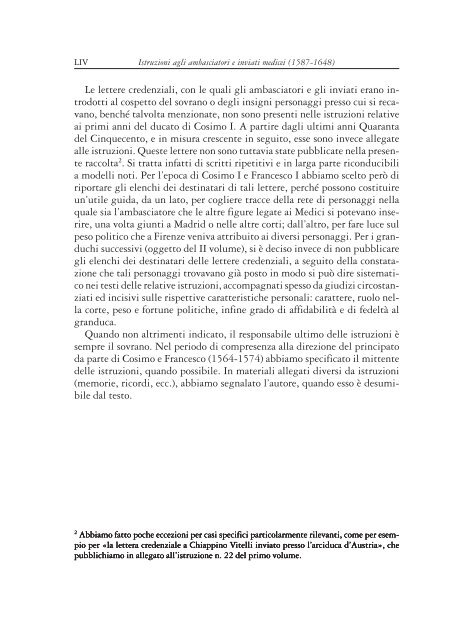 Istruzioni agli ambasciatori e inviati medicei in Spagna e nell'“Italia ...