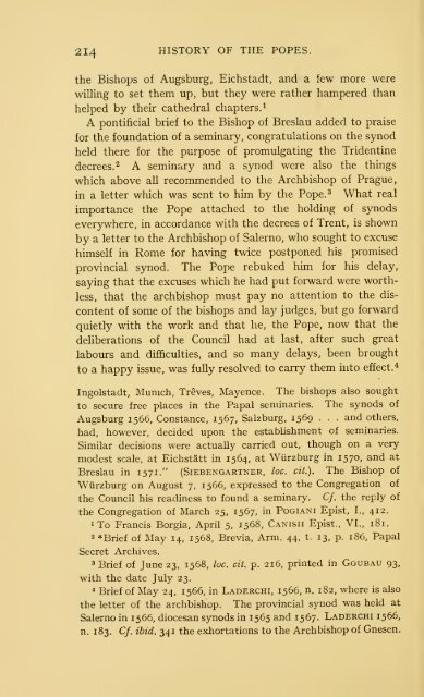 The history of the popes, from the close of the middle ages : drawn ...