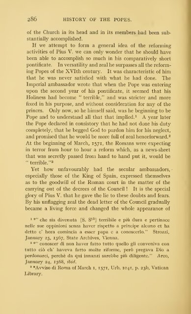 The history of the popes, from the close of the middle ages : drawn ...