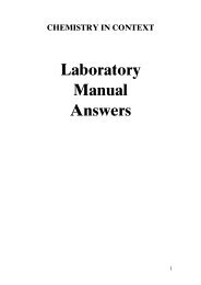 Laboratory Manual Answers - Nelson Thornes