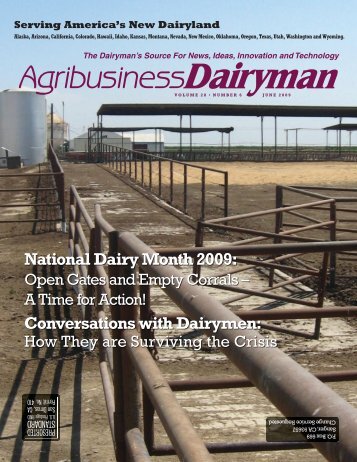 National Dairy Month 2009 - Agribusiness Dairyman