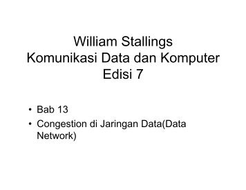 Bab13 Congestion di Jaringan - Informatika