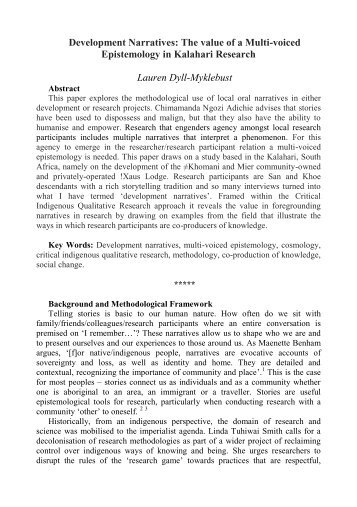 Download Draft Conference Paper (pdf) - Inter-Disciplinary.Net