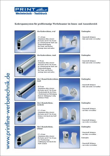 Kederspannsystem_Preisliste - Printline Werbetechnik