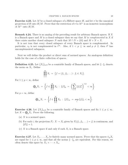 FUNCTIONAL ANALYSIS LECTURE NOTES CHAPTER 3. BANACH ...