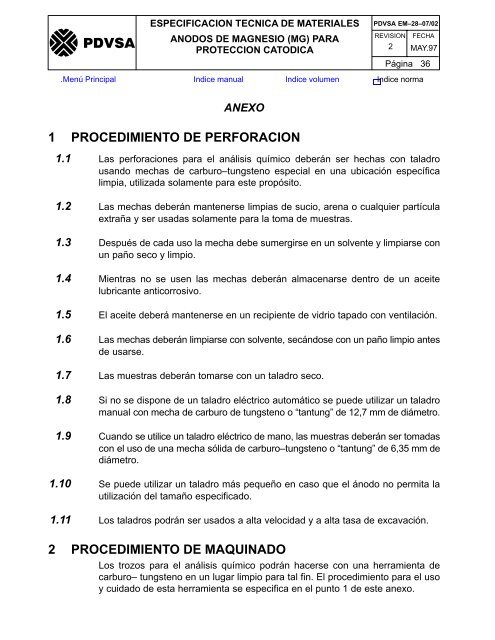 ANODOS DE MAGNESIO (Mg) PARA PROTECCION ... - sisman