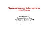 Algunas aplicaciones de las reacciones redox ... - DePa - UNAM
