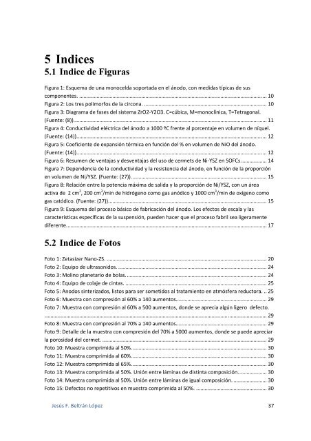 FABRICACION DE ANODOS PARA MEMBRANAS CERAMICAS ...