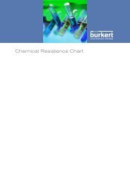 Chemical Resistance Chart - Burkert Fluid Control Systems