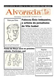 Faleceu Ênio Imbuzeiro, o artista do jornalismo de Vila Isabel
