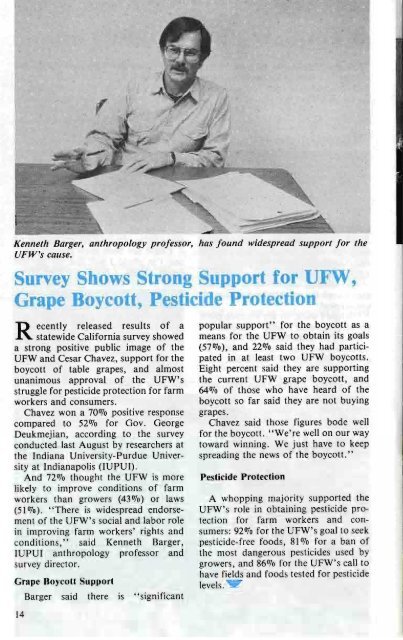 UFW Broadens Grape Boycott