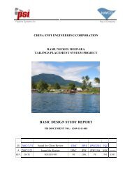 BASIC DESIGN STUDY REPORT - Papua New Guinea Mine Watch