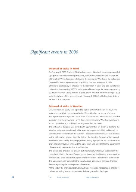Annual Report 2006 - Enel.com