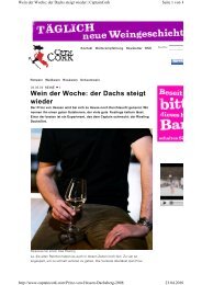 Wein der Woche: der Dachs steigt wieder - Weingut Prinz von Hessen