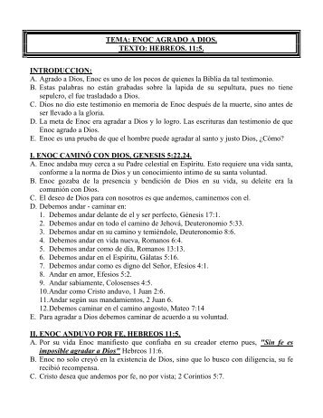 TEMA: ENOC AGRADO A DIOS - Compra la Verdad y no la Vendas