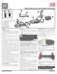 ENZO R Mounting and Installation Instruction - G3 Genuine Guide ...