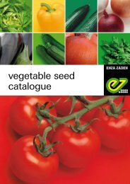 vegetable seed catalogue - Enza Zaden