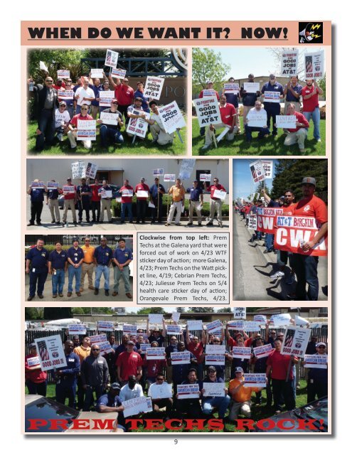 FIGHTING AT&T's CORPORATE GREED! - CWA Local 9421