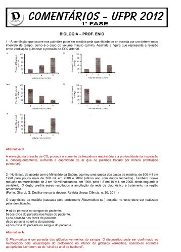 BIOLOGIA – PROF. ENIO - Decisivo