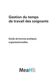 Gestion du temps de travail des soignants - Anap