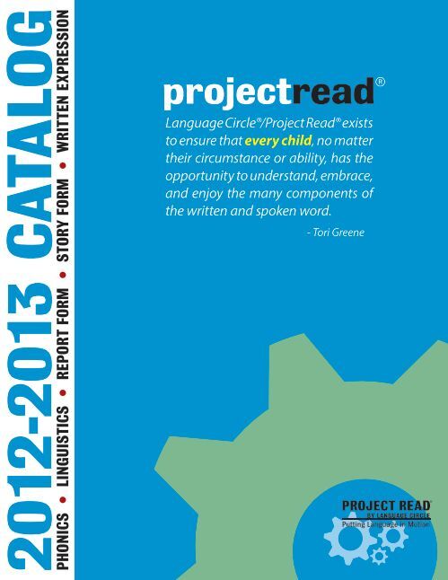 Project Rear Catalog - Project Read