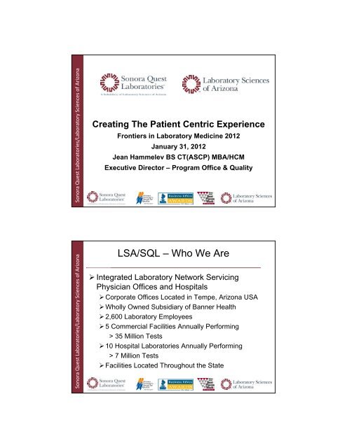 Lsa Sql Who We Are Frontiers In Laboratory Medicine