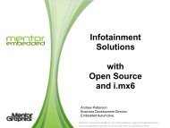 Infotainment Solutions with Open Source and i.mx6