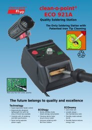 clean-o-point® ECO 921A - ELVO© Electronics AG
