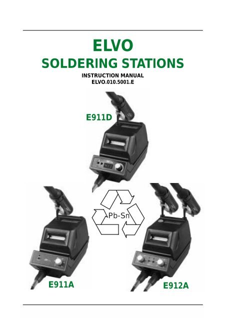 SOLDERING STATIONS - ELVO© Electronics AG