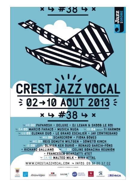 Crest Jazz Vocal - les festivals en Rhône-Alpes