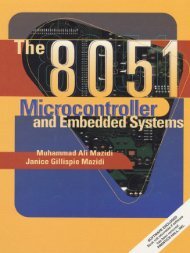 The 8051 Microcontroller and Embedded Systems Using Assembly