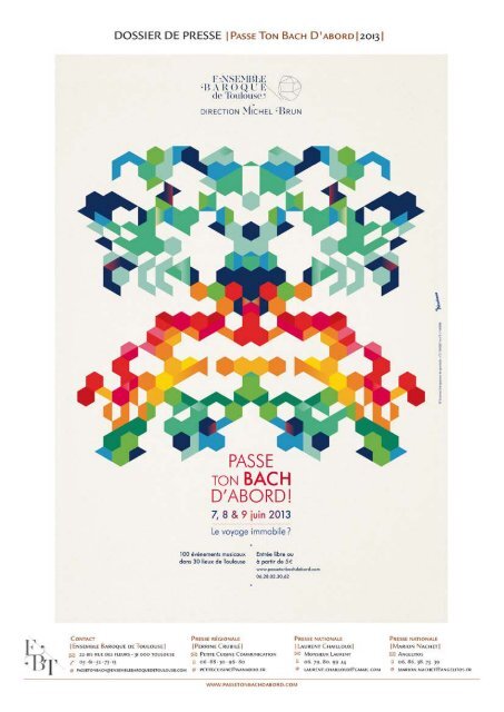 ptbda 2013 - Ensemble Baroque de Toulouse
