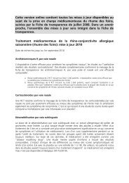 Traitement médicamenteux de la rhino-conjonctivite ... - CBIP