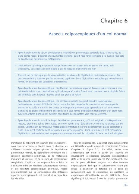 Colposcopie et Traitement des Néoplasies Cervicales Intraépithéliales